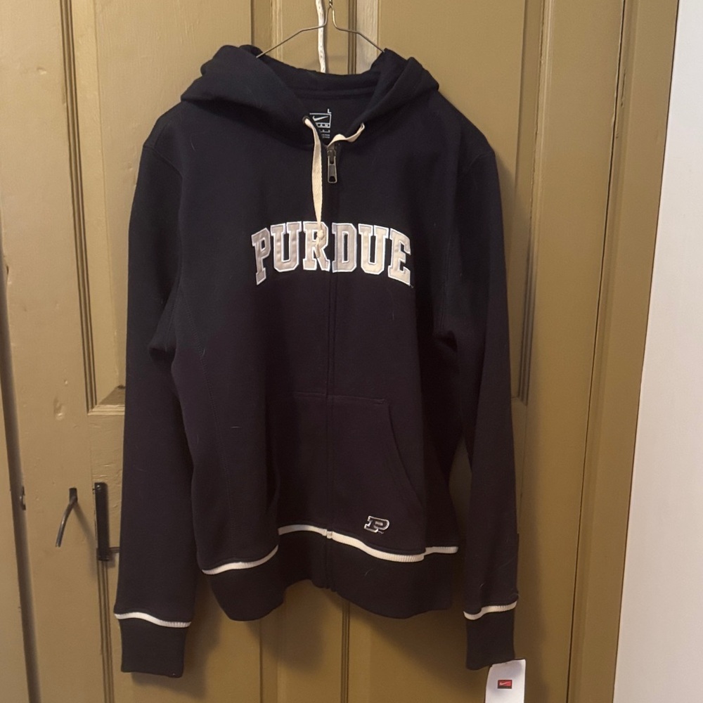 Black Collegiate Hoodie